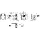 Шестеренний насос GP2K17L-G261B (1824474M91)