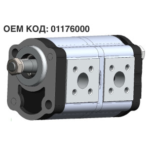 Шестеренний насос GP2K16/2K11L-F292CC-F (01176000)