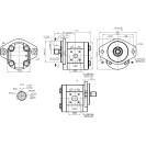 Шестеренний насос GP2.5K23R-B533C-F (AL163918)