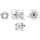 Шестеренний насос GP2K19L-G231F-F (AZ32157)