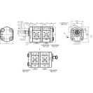 Шестеренный насос GP2K11/2K8L-F292CC-F (AR55346)